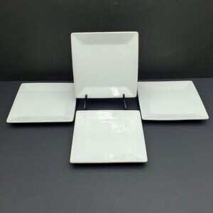 Reading China Square White Appetizer Plates Snack Plates Dessert Plates